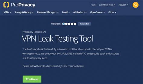 ipleak|VPN Leak Testing Tool 